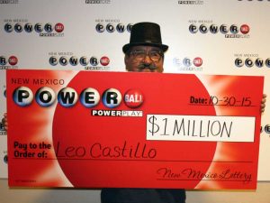 Leo Castillo, winner of $1 Million Powerball® prize