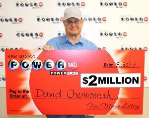 David Chemistruck, winner of $2 million Powerball® prize