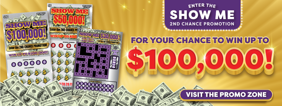 Enter the Road to $1 Million - 2nd Chance Promotion! - click for details