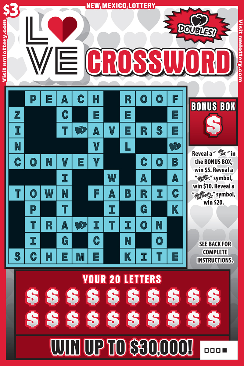 Love Crossword Scratcher