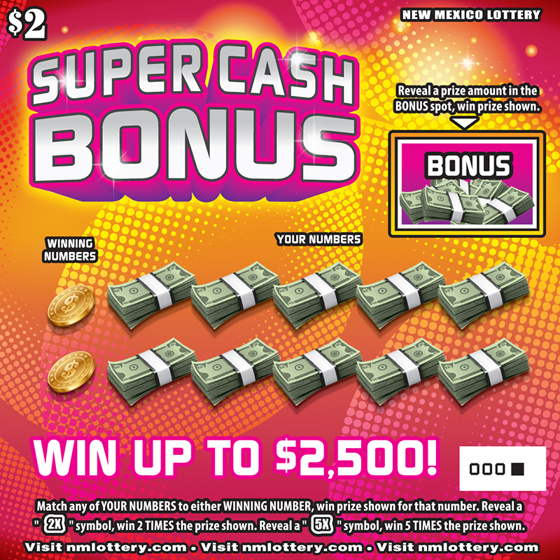 Super Cash Bonus Scratcher