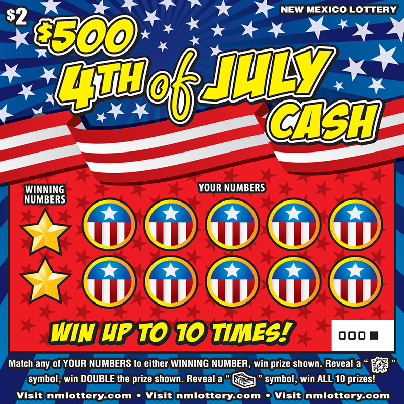 $500 4th of July Cash Scratcher