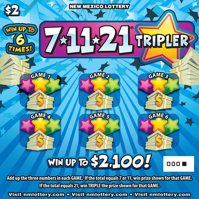 671 7-11-21 Tripler Scratcher