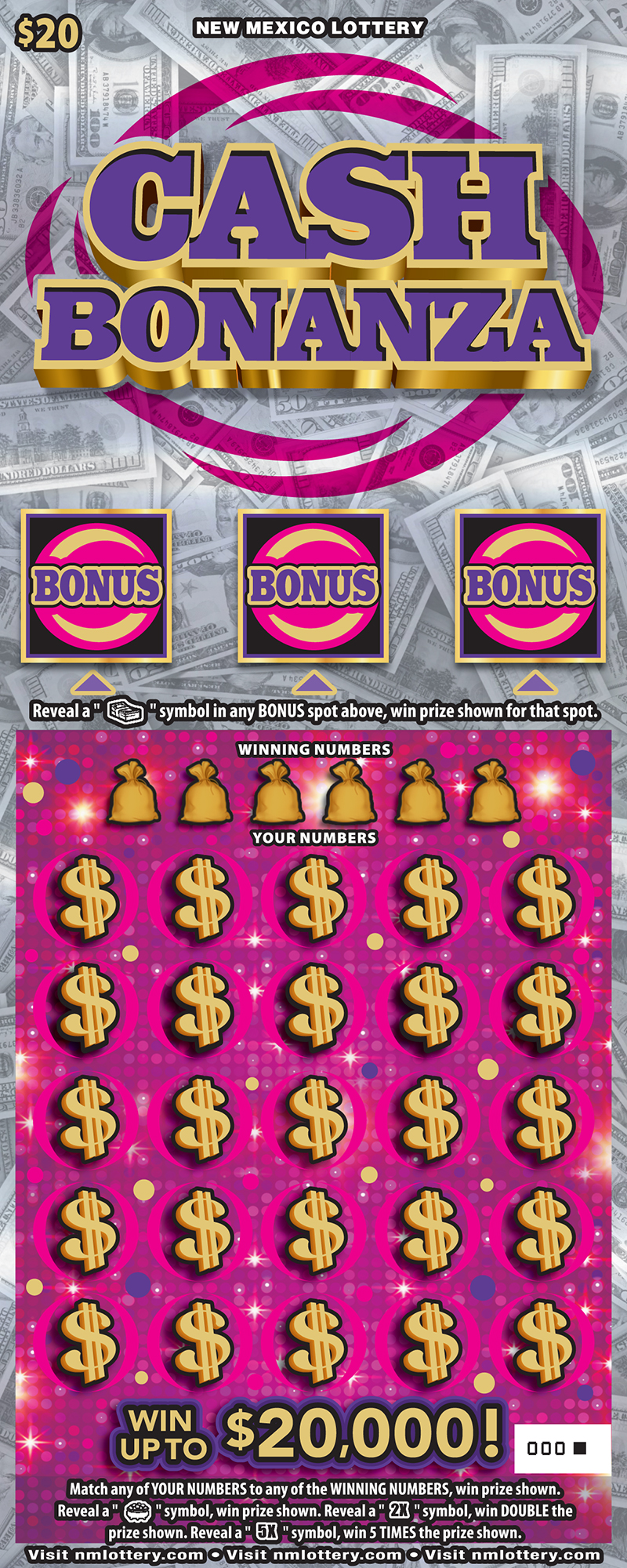 Cash Bonanza Scratcher