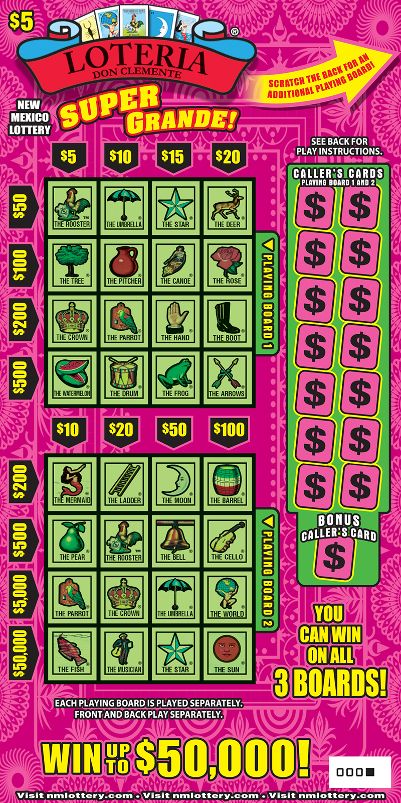 LOTERIA Super Grande! Scratcher
