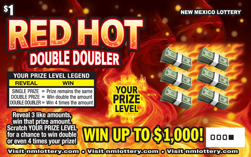 Red Hot Double Doubler Scratcher